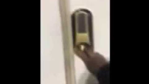 E-plex 5000 push button series KABA lock installation
