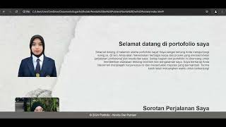 UTS Pemrograman Web - Demo Website Portofolio