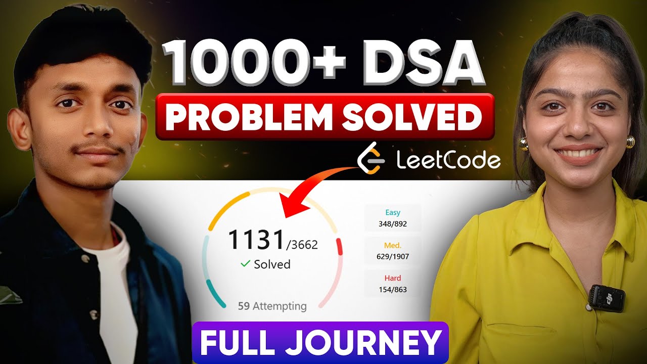 From 0 to 1100+ LeetCode Problems & 1800+ Rating | Cracking DSA with ...