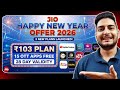 Jio New Year 2026 Offers: 3 Plans from ₹103 🎉