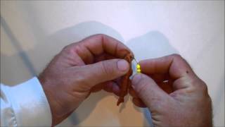 How to hook a GULP! shrimp onto a jig head.