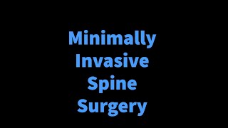 Minimally Invasive Surgery | Overview | Dr. Craig Callewart Details