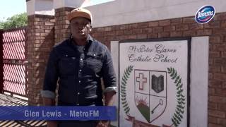 Domestos and Glen Lewis at St. Peter Claver School pt 1.