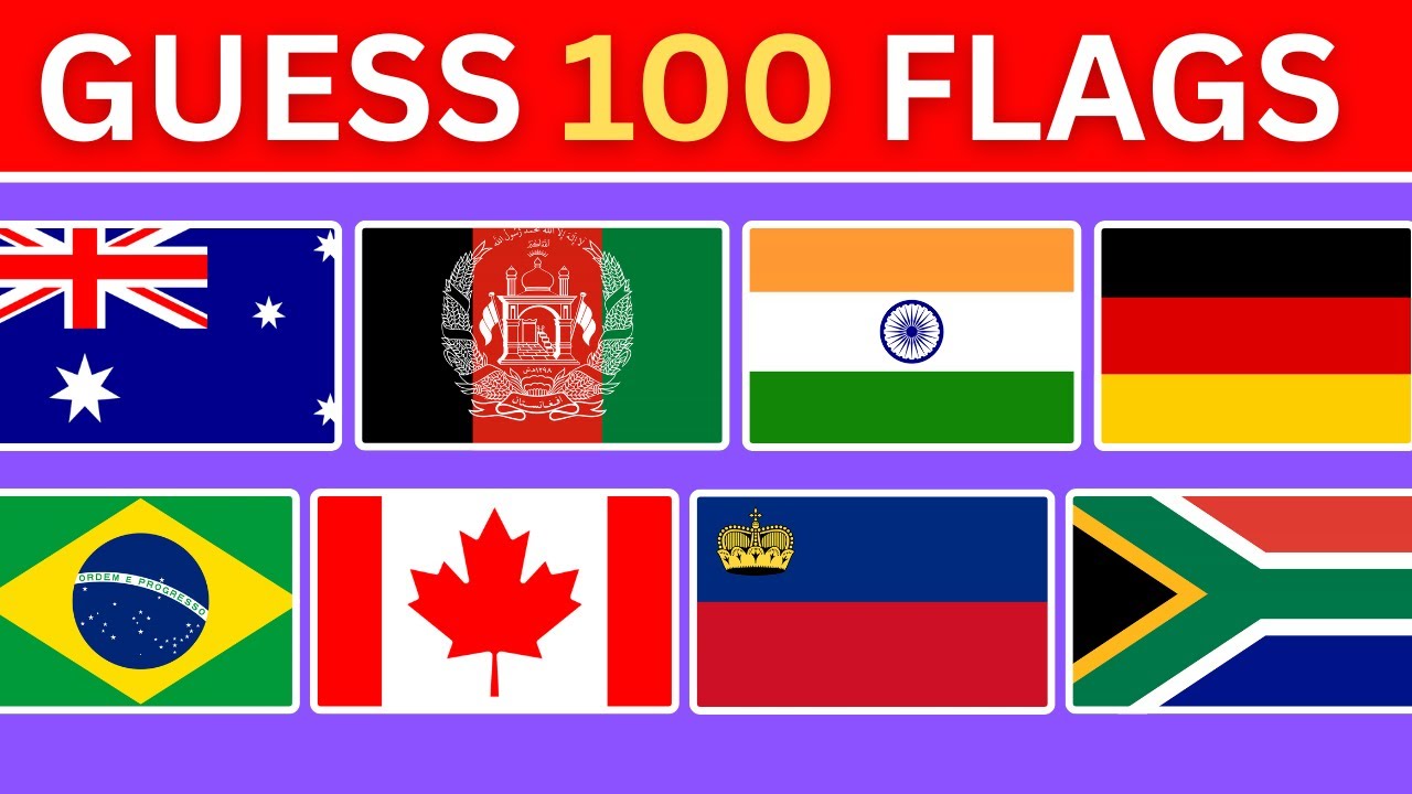🔥 GUESS THE FLAG!🤔 The ULTIMATE Flags of the World Quiz (100 Countries) in 5 seconds.