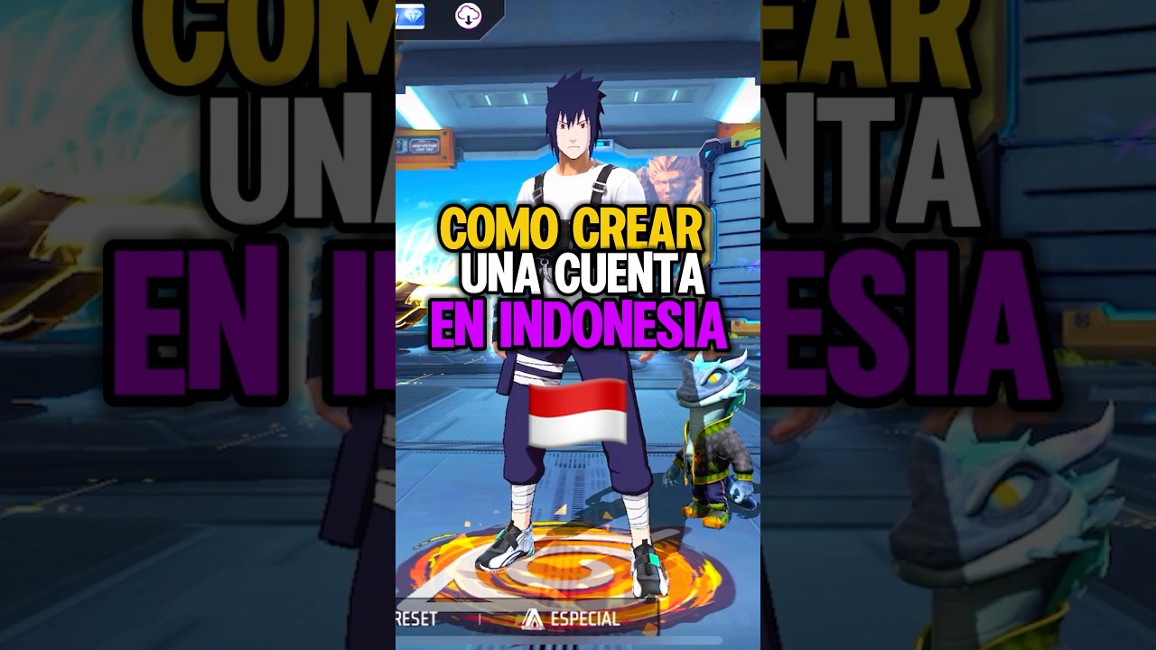 COMO crear CUENTA en INDONESIA!! 