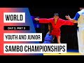 World Youth and Junior SAMBO Championships 2020. Day 2. Mat 3