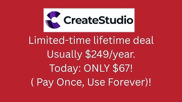 🎬 CreateStudio Review | Lifetime Deal – Only $67!