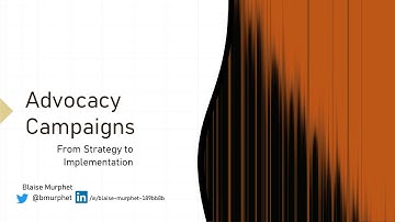 Advocacy Campaigns 1 – From Strategy to Implementation