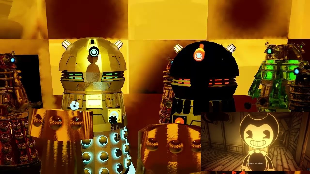 DALEK REACTS Cult Of Scratchwood Play "Bendy and the Ink Machine" (Pt 1)