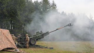 Soldiers Setup, Fire M777 Howitzers - T12G