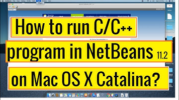 How to run C/C++ program in Apache NetBeans 11.2 on Mac OS X Catalina?