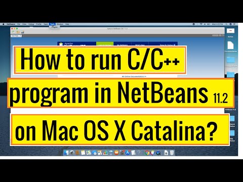 How to run C/C++ program in Apache NetBeans 11.2 on Mac OS X Catalina?