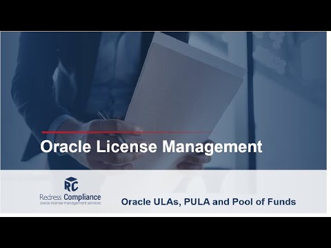 Oracle License Training : Oracle ULAs, Perpetual ULAs, Pool of Funds