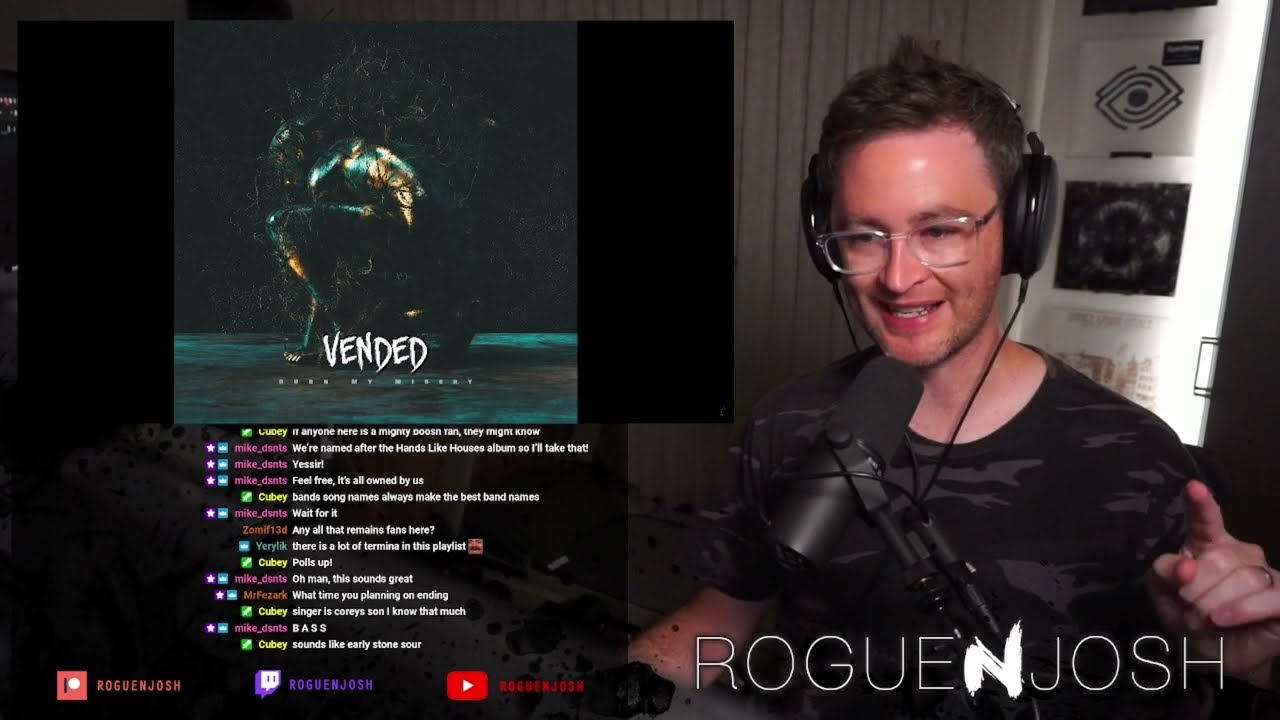 Vended - Burn My Misery // Live Stream Viewer Request // Aussie Rock Musician Reaction