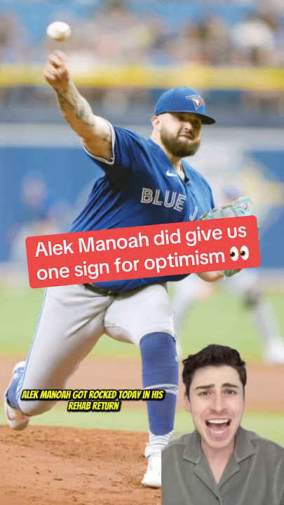 Alek Manoah did give the #BlueJays one sign for optimism 👀