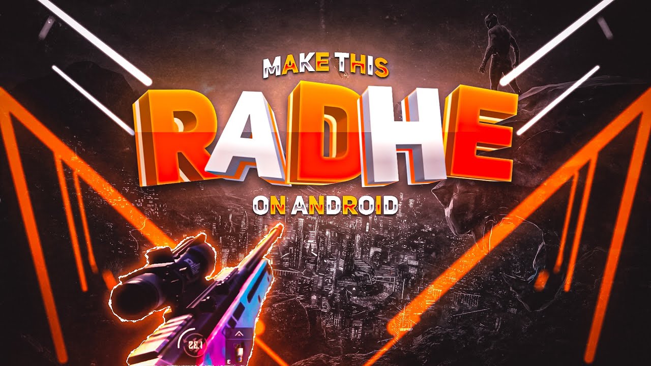 Make This 3d Thumbnail on Android | Pubg 3d Text Montage Thumbnail | Thumbnail like Siddha Gaming