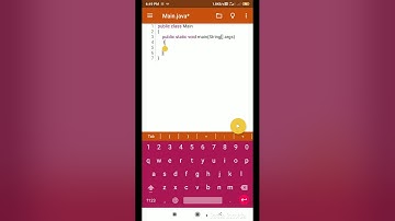 JAVA PROGRAM USING JVDROID APP