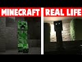 Minecraft vs Real Life (Minecraft In Het Echt)