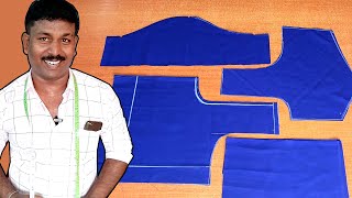 33 inch size Blouse Cutting | Simple Blouse Cutting for Beginners | Tailor Bro