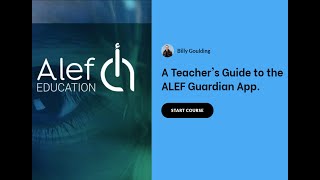 A Teacher's Guide to the ALEF Guardian App screenshot 2