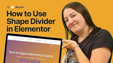 How to Use Shape Divider in Elementor