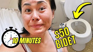 I INSTALLED $50 HOME BIDET! Luxe Bidet Neo 180 REVIEW + Everything You Need To Know