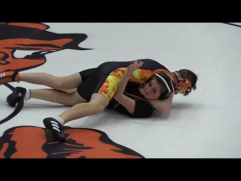 Boys Pinning girls in competitive wrestling (110) * 1 PPM (pin per minute!) *