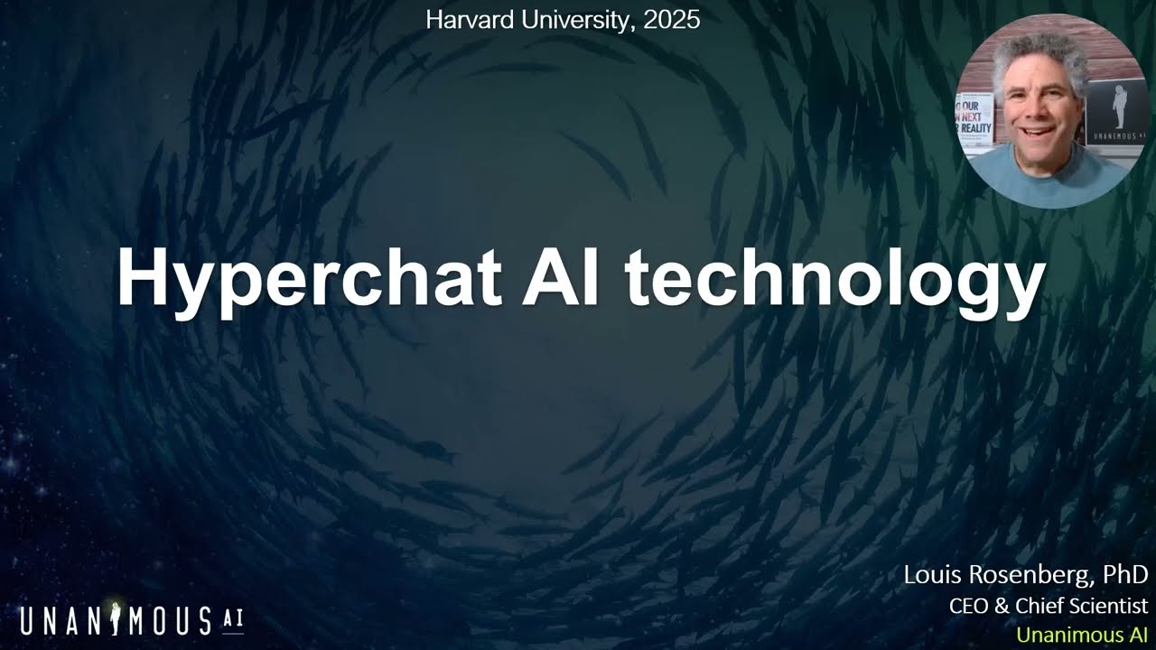 Dr. Louis Rosenberg explains Hyperchat AI at Harvard University (2025)