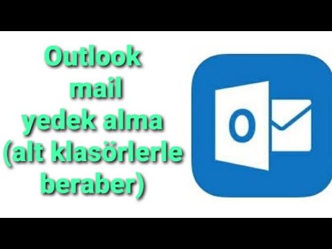 Outlook Mail Yedek Alma ve Alınan Yedeği Geri Yükleme (2010-2013-2016-2019)