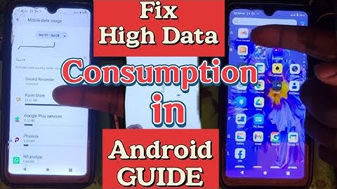How to Minimize data usage on Android phones