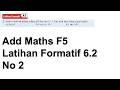 Latihan Formatif 6.2 No 2 | Fungsi Trigonometri | Trigonometric function formative exercise