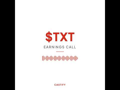 Textron Inc ($TXT) Q3 2025 Earnings Call
