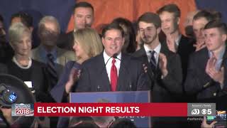VIDEO: Gov. Ducey speaks after winning re-election in governor's race