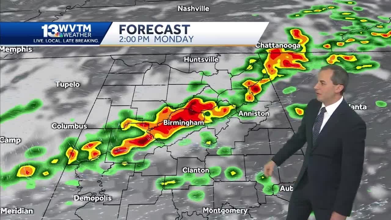 Severe storms again Monday - YouTube