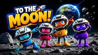 To the Moon! 🌙🚀 Moon Golem & Giant Dusty | Rusty’s Space Adventures