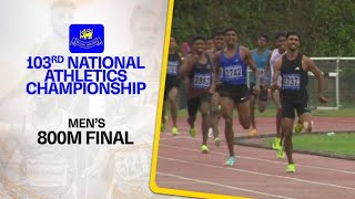 Men’s 800m Final – 103rd National Athletics Championship 2025