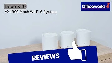 TP-Link AX1800 Whole Home Mesh WiFi 6 System Deco X20 3 Pack