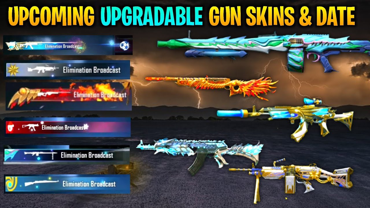 2.0 Update, Upcoming Upgradable Gun Skins, Pubg Upgrade Gun Skins