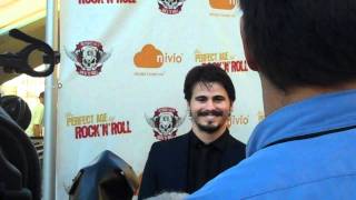 jason ritter on the red carpet for perfect age of rock and roll 8 3 11