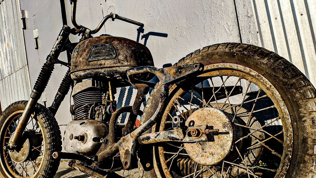 Evaporust on Rusted Chrome-Vintage Motorcycle Restoration Project