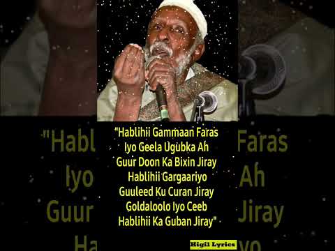 Hablahii Gamaan Faras Iyo Geela Ugubka Ah Abwaan Hadraawi Shorts Youtubeshorts