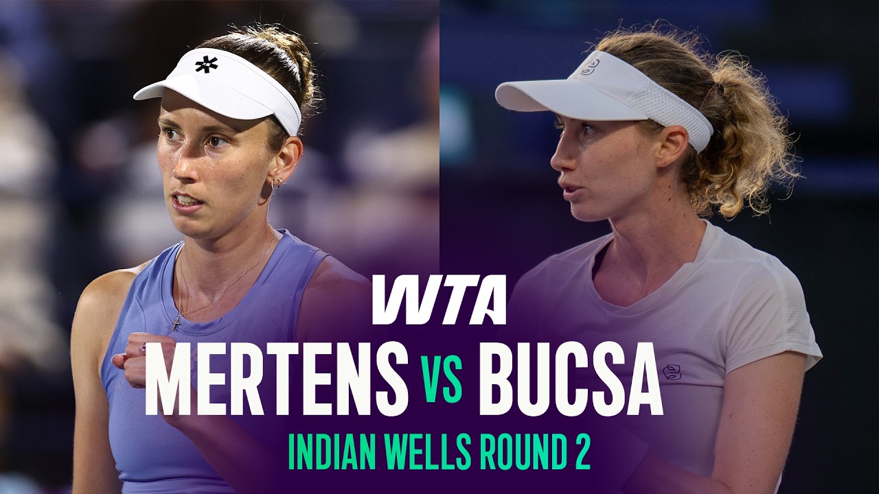 Elise Mertens vs. Cristina Bucsa | 2026 Indian Wells Round 2 | WTA Match Highlights