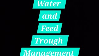 Importance of moving your troughs