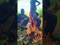 drill wood to make fire #cooking #food #dudukwe #village #hadzabetribe #foodlover