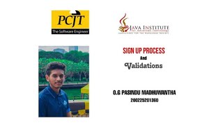 Web Programming I | Task 02 | eShop | 1st year | Java Institute | O.G Pasindu Madhuwantha
