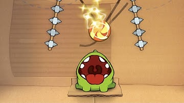 CUT THE ROPE Game - Walkthrough Gameplay IOS Android | Video Animation 3D | MEGA GAMEPLAY #1