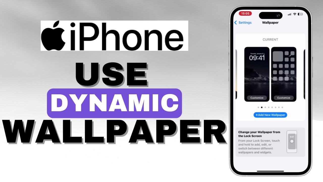 iOS18: How To Use Dynamic Wallpaper iPhone - YouTube