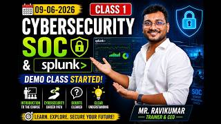 Free Demo Class 1 Best Cyber Security Training in Hyderabad | SOC Analyst Career Doubts Clear.