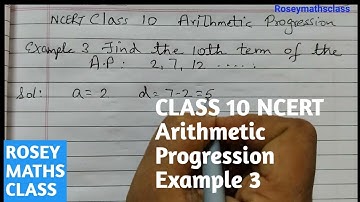 Find the 10th term of the AP 2 7 12... CLASS 10 /Chapter 5 Arithmetic progression #maths #ncert #AP