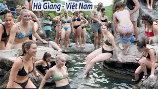 Không thể tin nổi- Tắm tiên miễn phí với gái Tây xinh đẹp ở Du Già Hà Giang